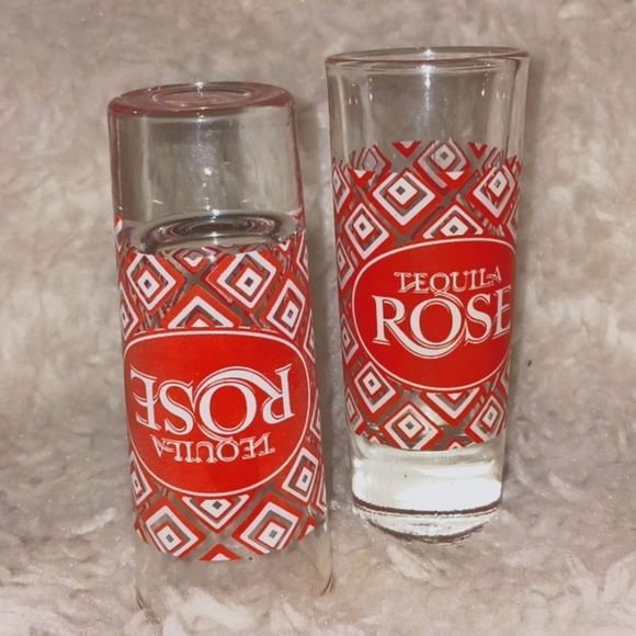 COPY - Tequila Rose Strawberry Creme Set Of 2 Shot Glasses - Picture 2 of 4